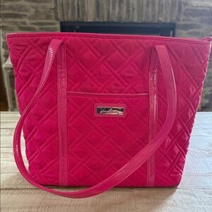 Vera Bradley Fuchsia Quilted Tote